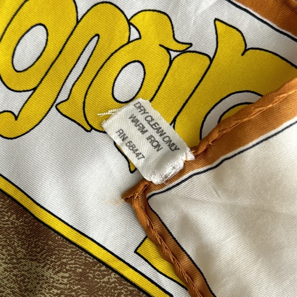 Vintage Alberti Liquor Strega Silk Scarf - Picture 8 of 11